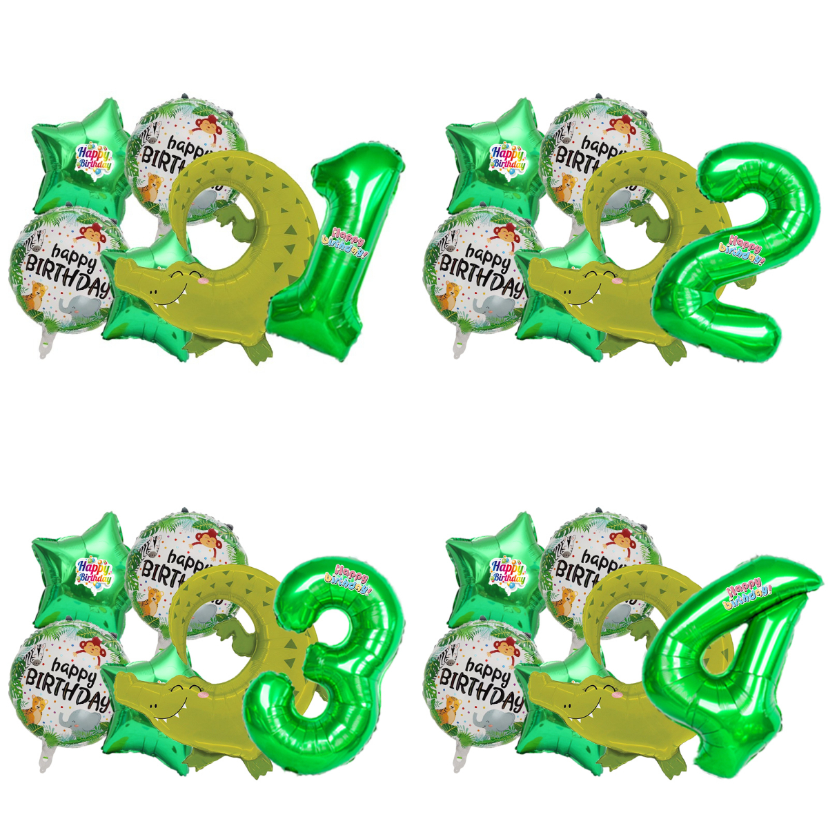 Wedding Zoo - Animal Crocodile Zoo Numbers 0-9 Jungle