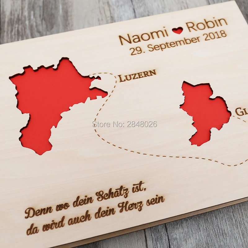 Rustic personalized wedding gu - đánh giá và giá Personalized Guest Book