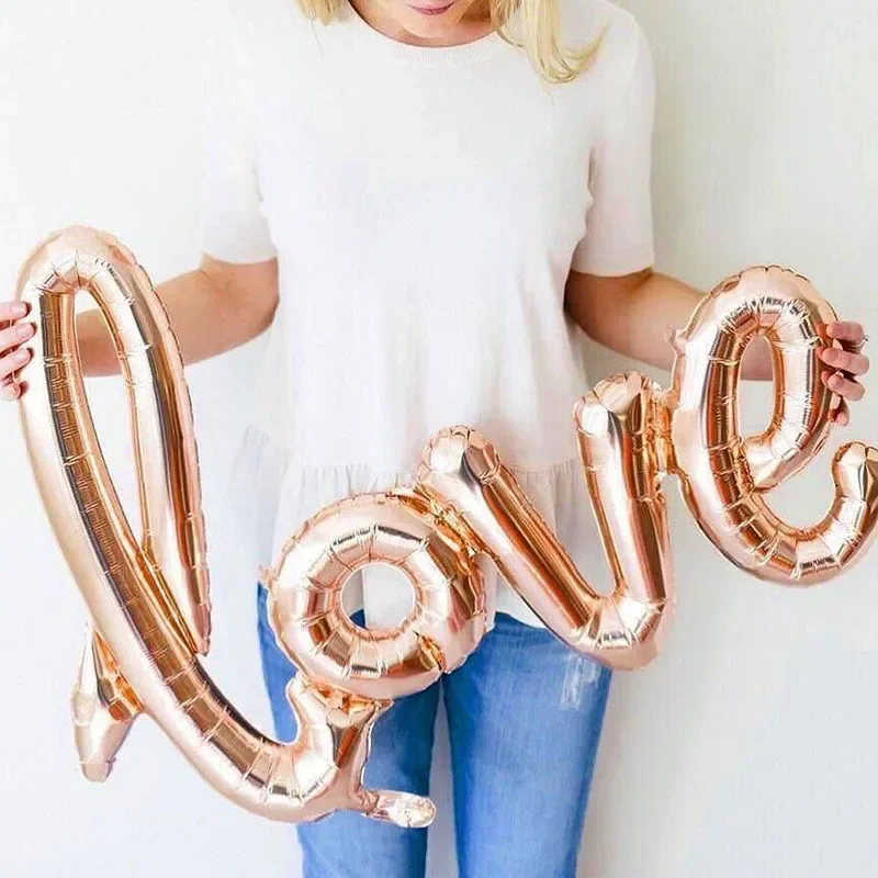 1pc Small Love Letter Foil Bal - đánh giá và giá Wedding Qq