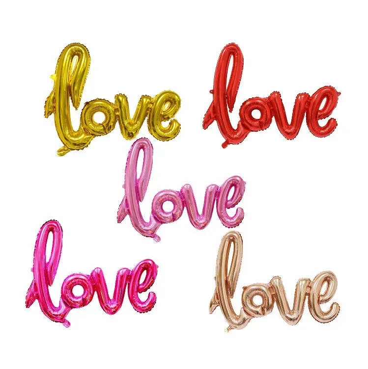 1pc Small Love Letter Foil Bal - đánh giá và giá Wedding Qq