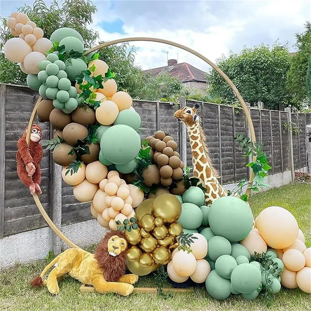 105Pcs Jungle Animal Balloon G - đánh giá và giá Wedding Zoo