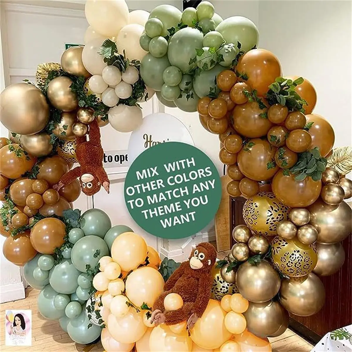 105Pcs Jungle Animal Balloon G - đánh giá và giá Wedding Zoo