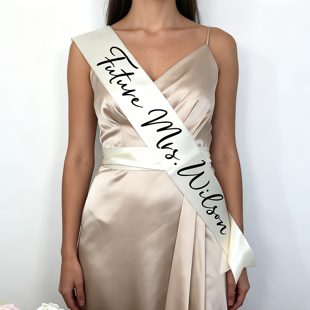 Custom Future Mrs Sash Bachelo - đánh giá và giá Bride Tribe Sash