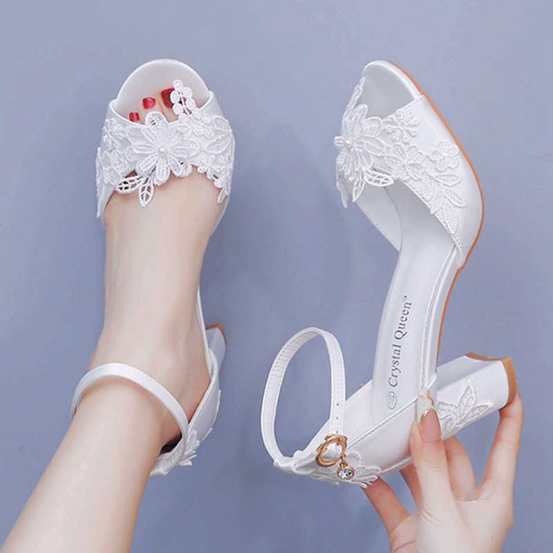 Women White Silk High Heels Su - đánh giá và giá Wedding Fx