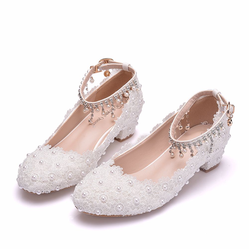 Women's Closed Toe Low Chunky  - đánh giá và giá Wedding Fx