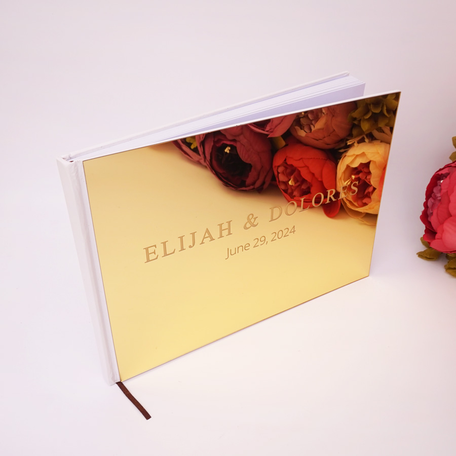 25x18cm Custom Horizontal Acry - đánh giá và giá Personalized Guest Book