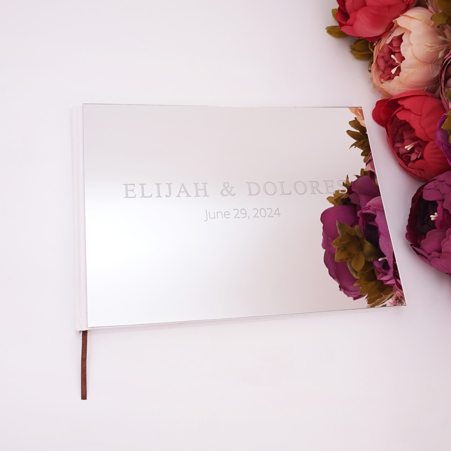 25x18cm Custom Horizontal Acry - đánh giá và giá Personalized Guest Book