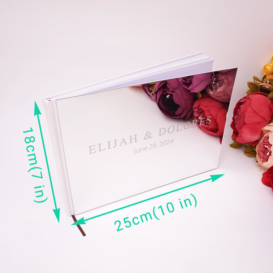 25x18cm Custom Horizontal Acry - đánh giá và giá Personalized Guest Book