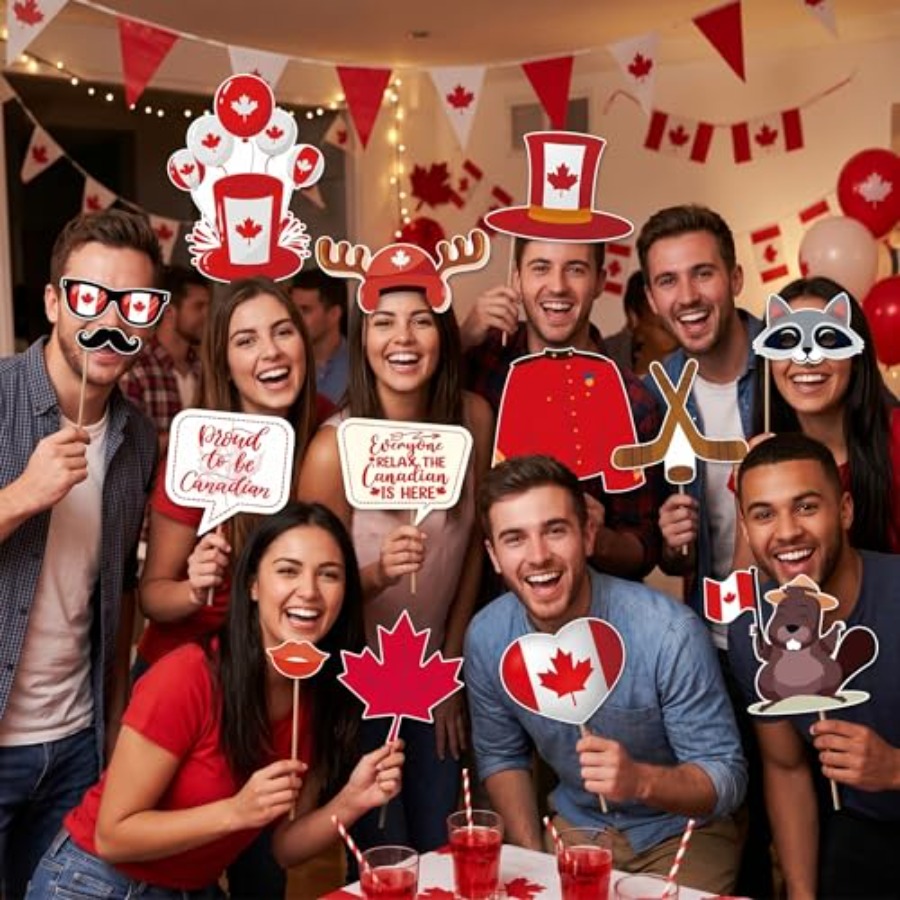 Canada Day Photo Booth Props D - đánh giá và giá Wedding Supply Canada