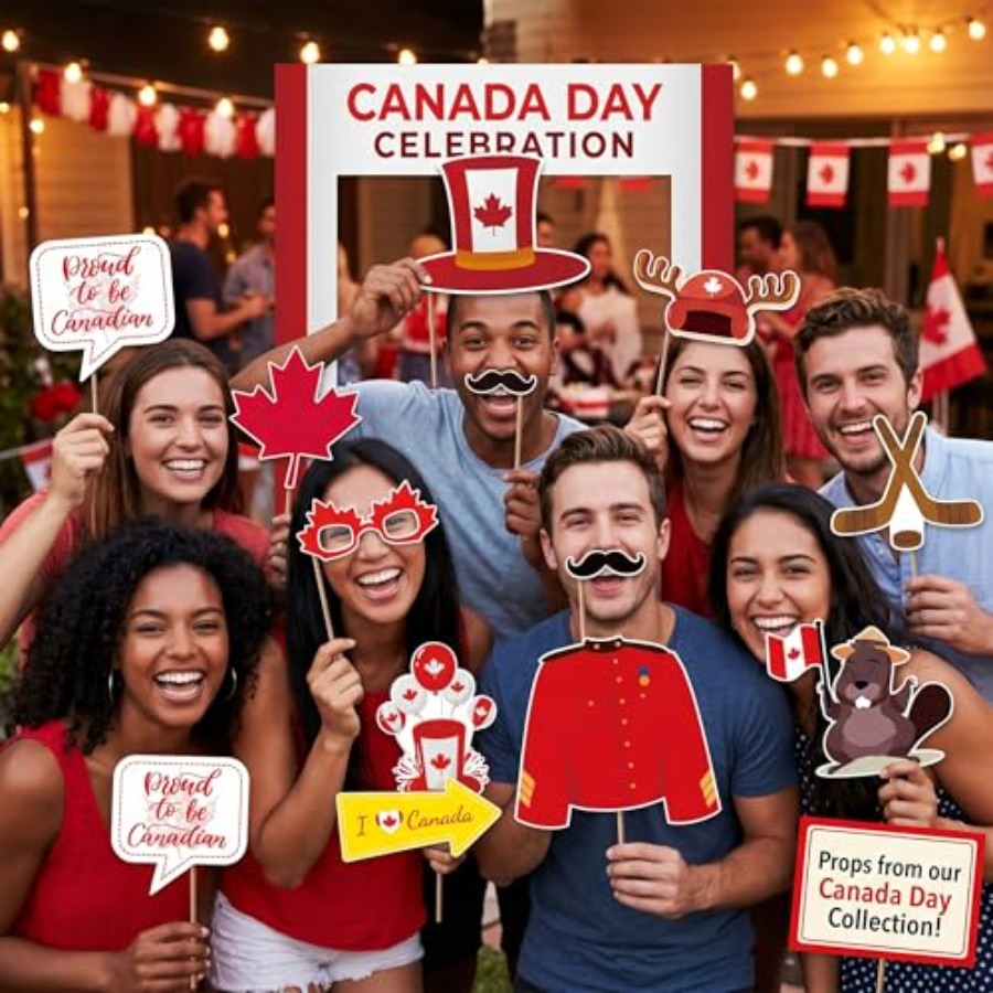 Canada Day Photo Booth Props D - đánh giá và giá Wedding Supply Canada