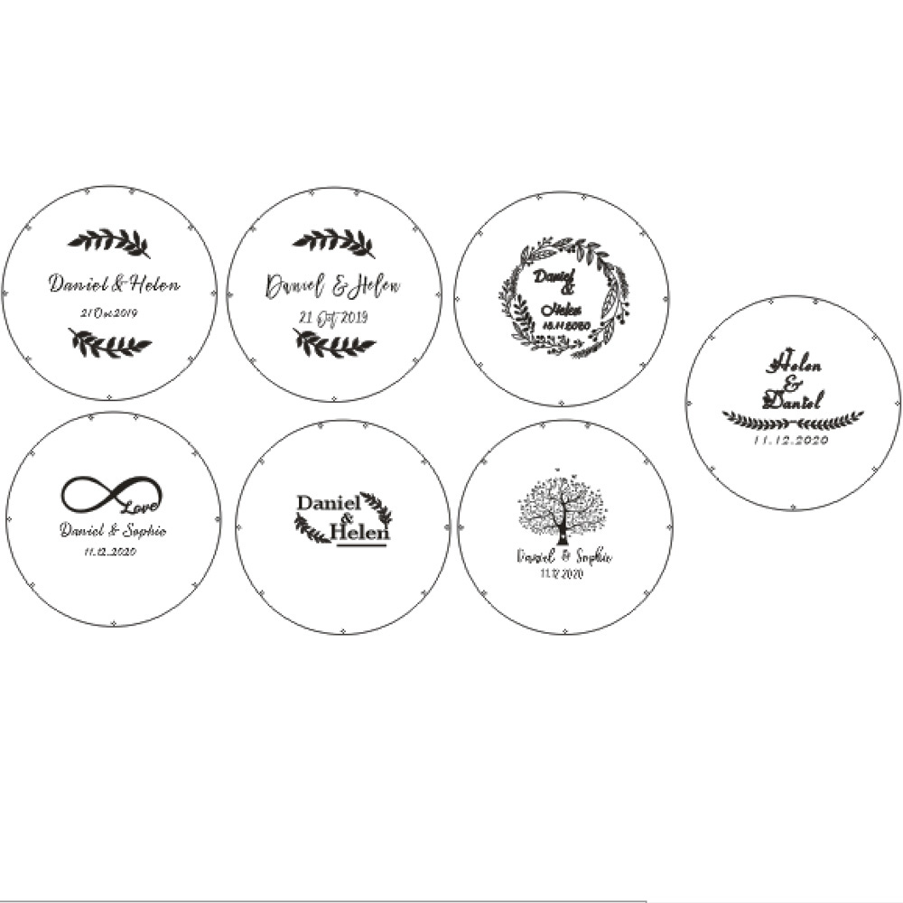 Personalized Acrylic round wed - đánh giá và giá Personalized Guest Book