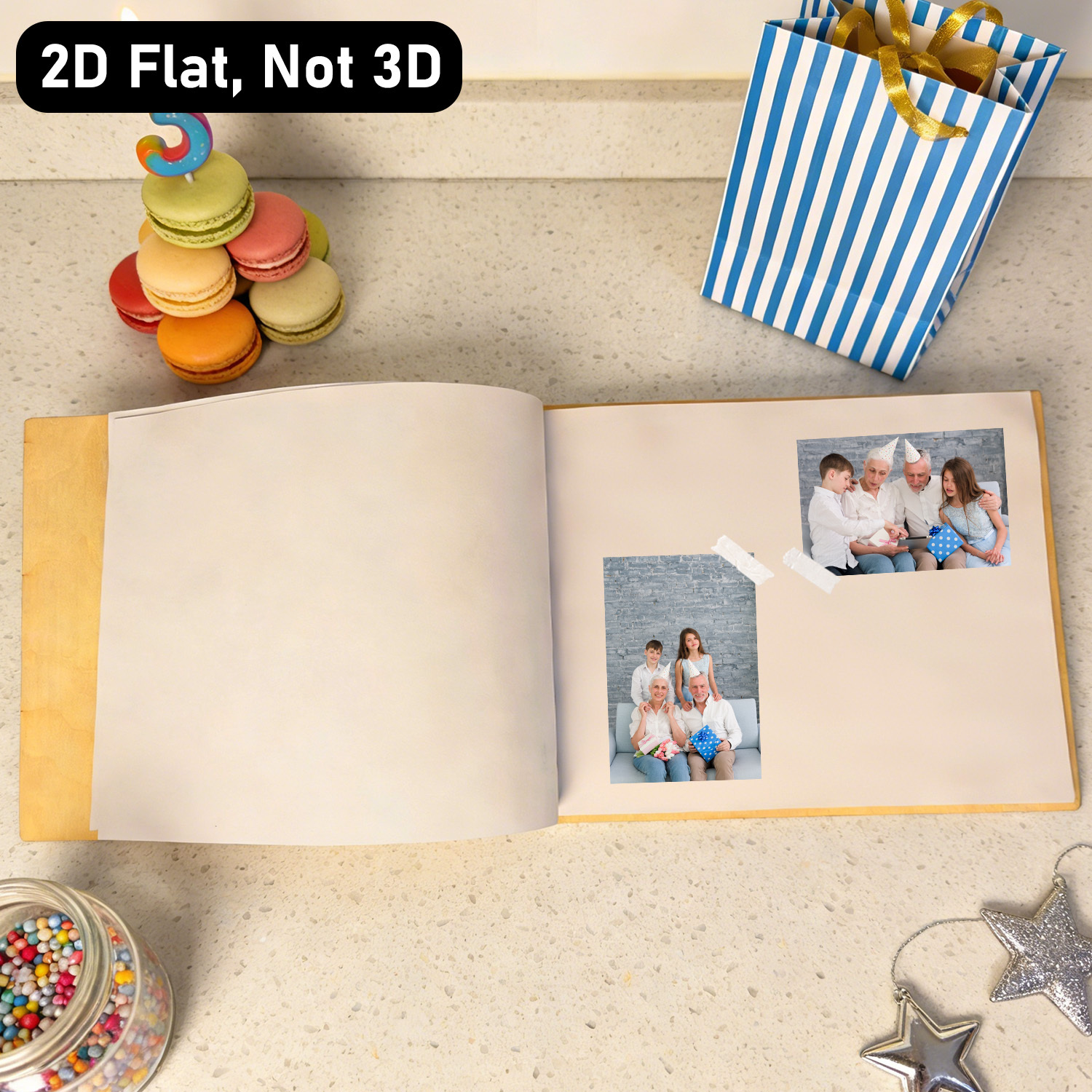 Cute Happy Birthday Wooden Gue - đánh giá và giá Personalized Guest Book