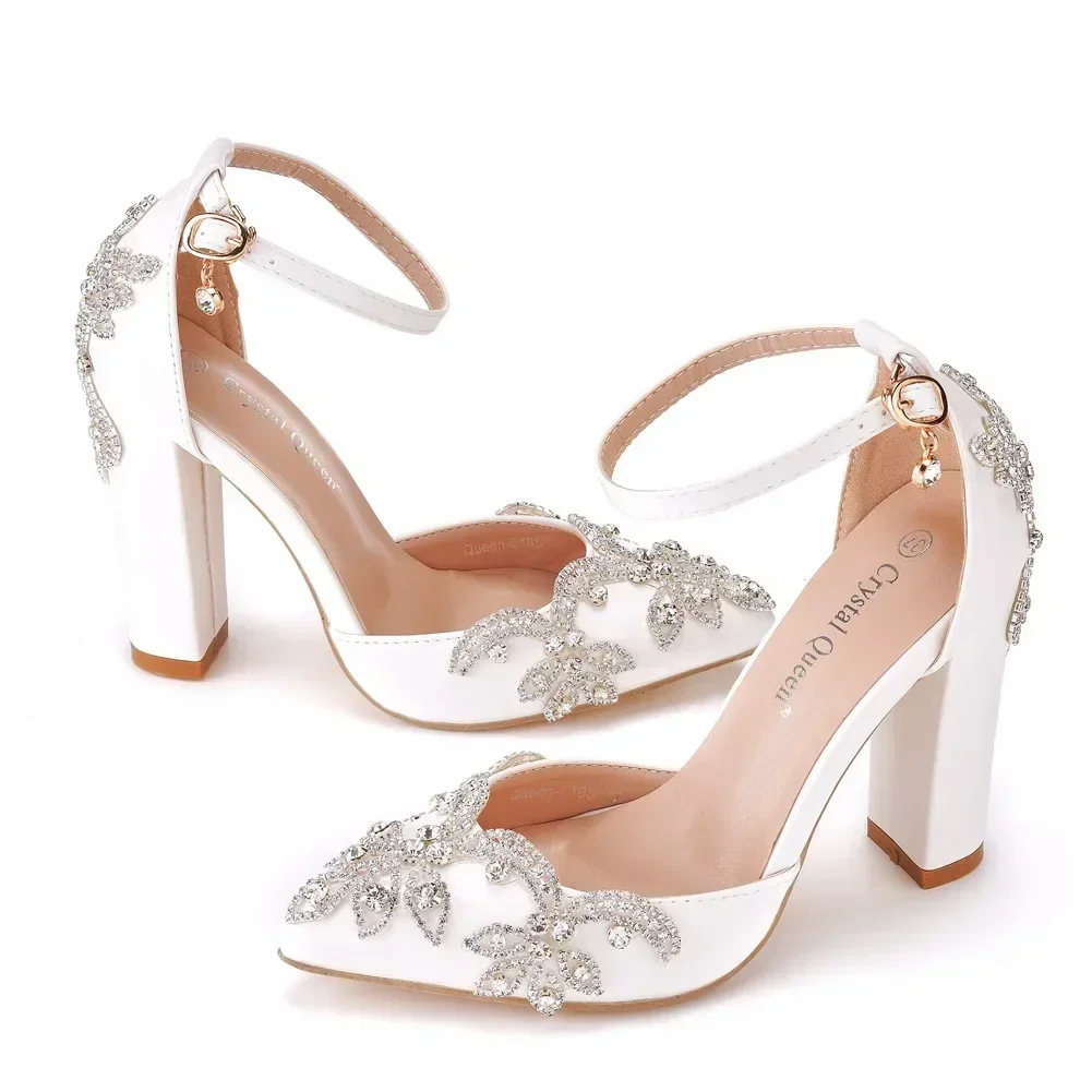 2026 Thick Heel Pointed Toe Sh - đánh giá và giá Wedding Fx