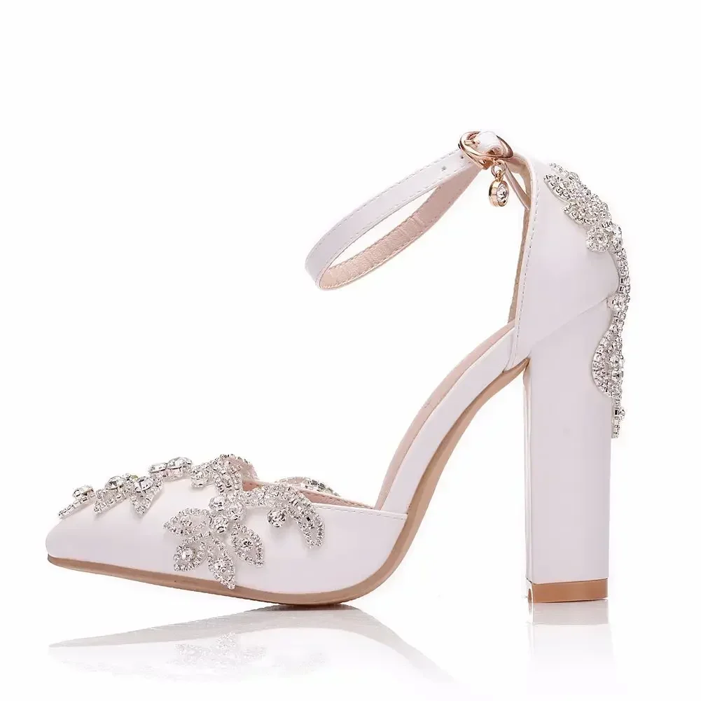 2026 Thick Heel Pointed Toe Sh - đánh giá và giá Wedding Fx