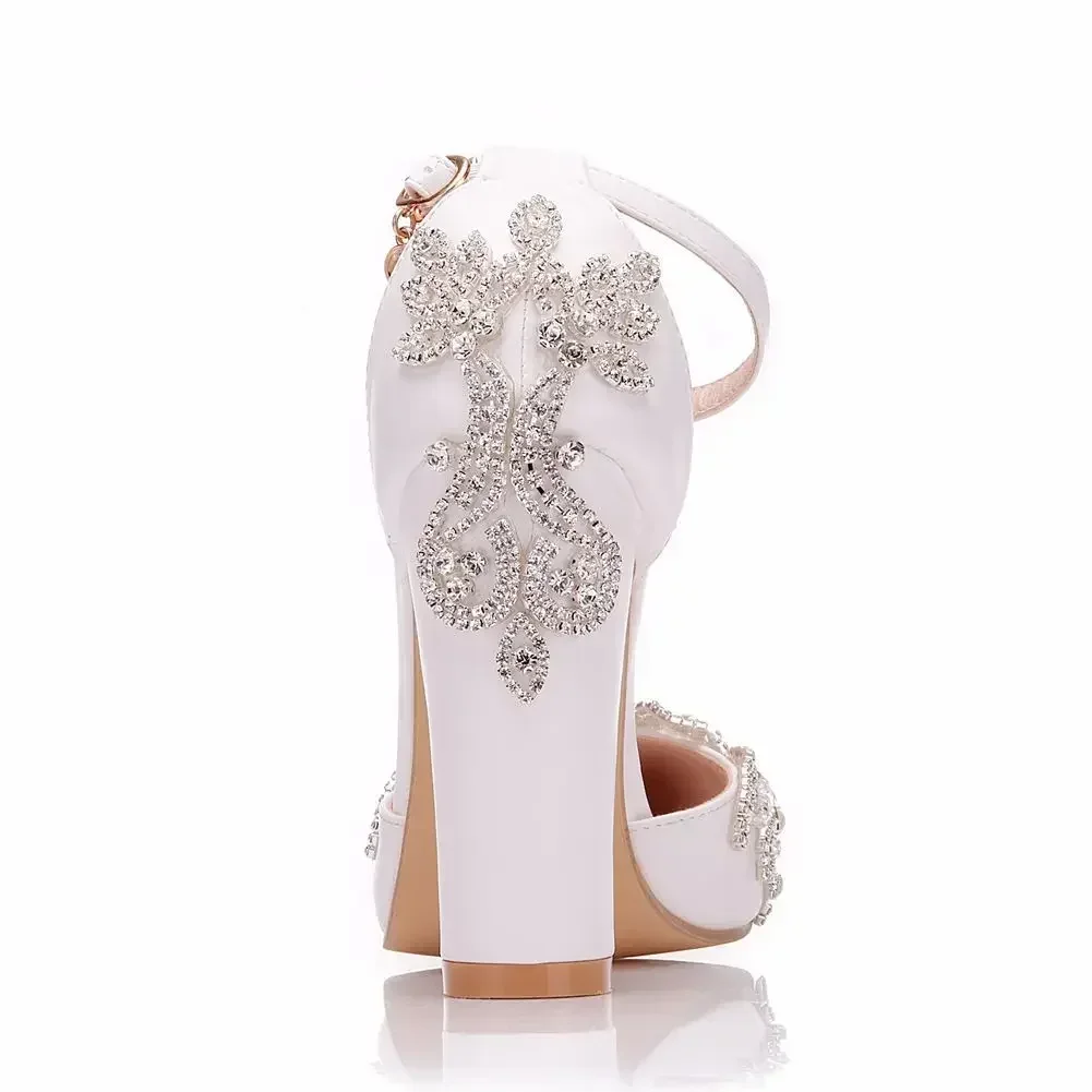 2026 Thick Heel Pointed Toe Sh - đánh giá và giá Wedding Fx