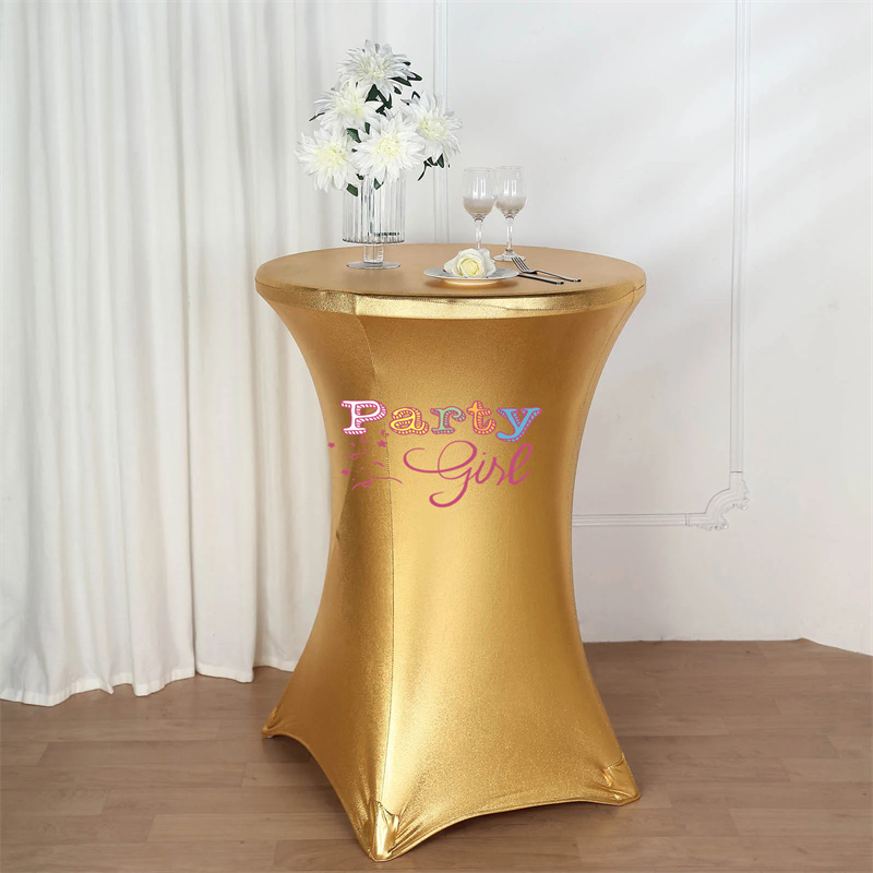 Hot Sale Metallic Spandex Tabl - đánh giá và giá Wedding Qq