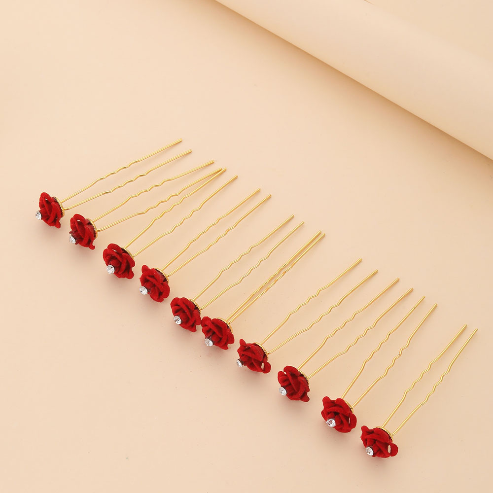 10Pcs Rose Hair Accessories We - đánh giá và giá Wedding Supply Store
