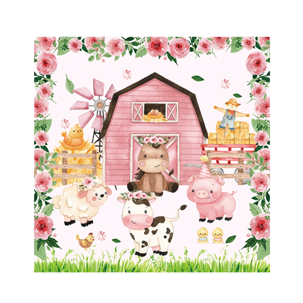 20/40pcs Cartoon Animal Farm N - đánh giá và giá Wedding Zoo