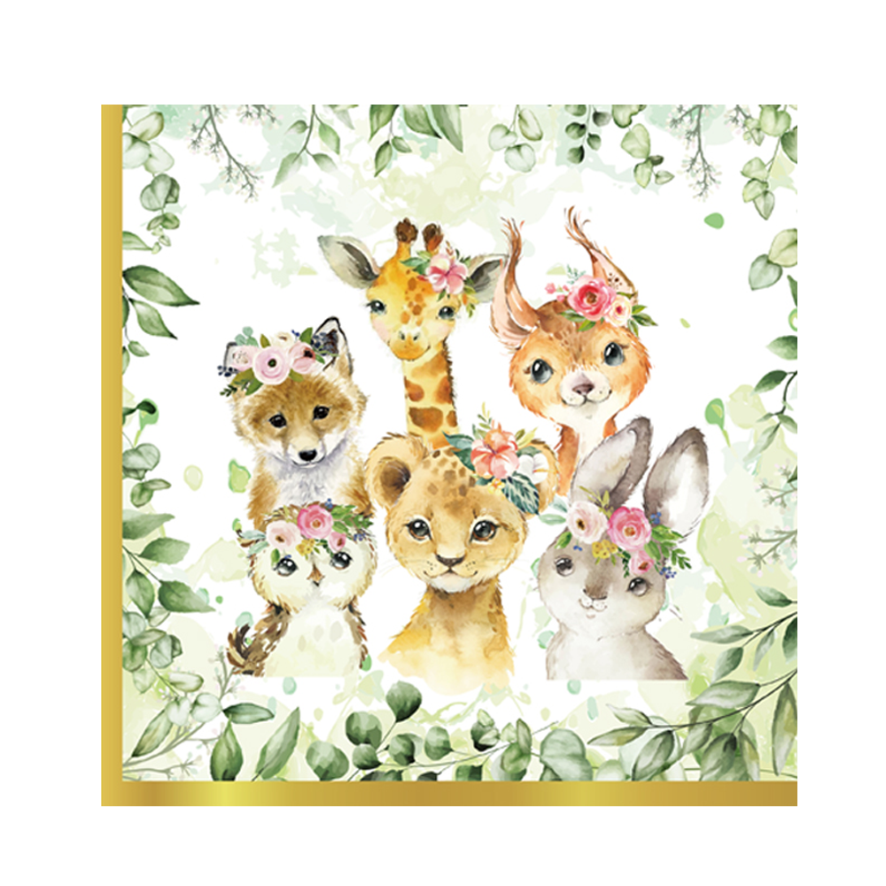 20/40pcs Cartoon Animal Farm N - đánh giá và giá Wedding Zoo