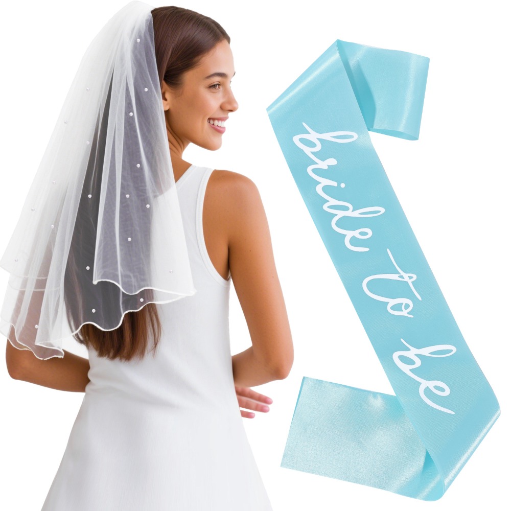2pcs Pearl Bride To Be Satin S - đánh giá và giá Bride Tribe Sash