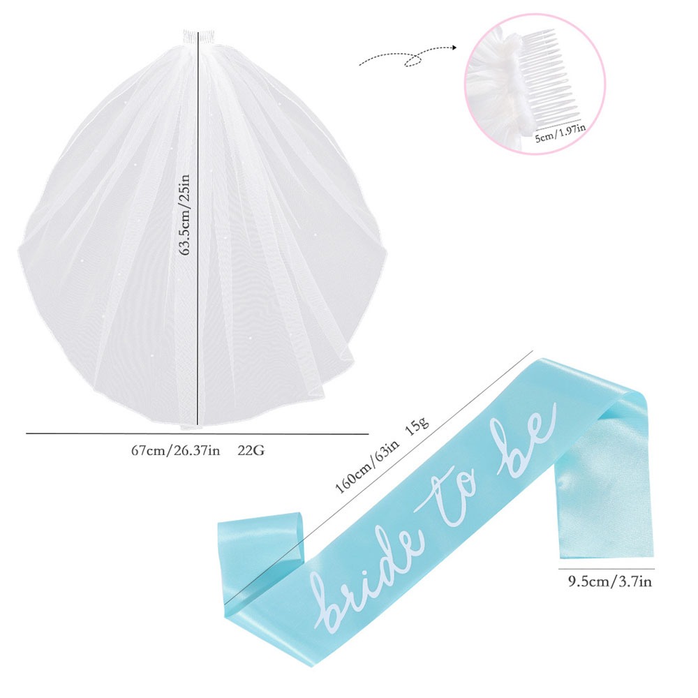2pcs Pearl Bride To Be Satin S - đánh giá và giá Bride Tribe Sash
