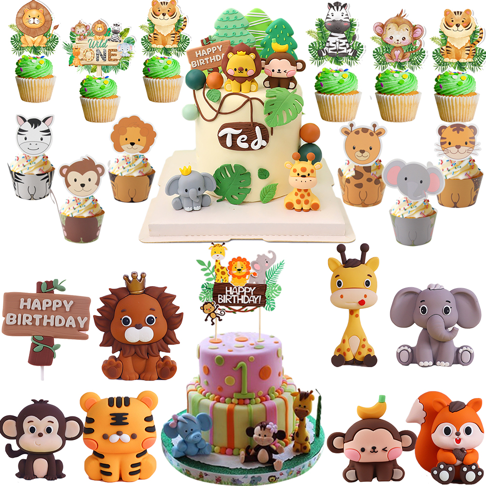 Jungle Animals Birthday Cake T - đánh giá và giá Wedding Zoo