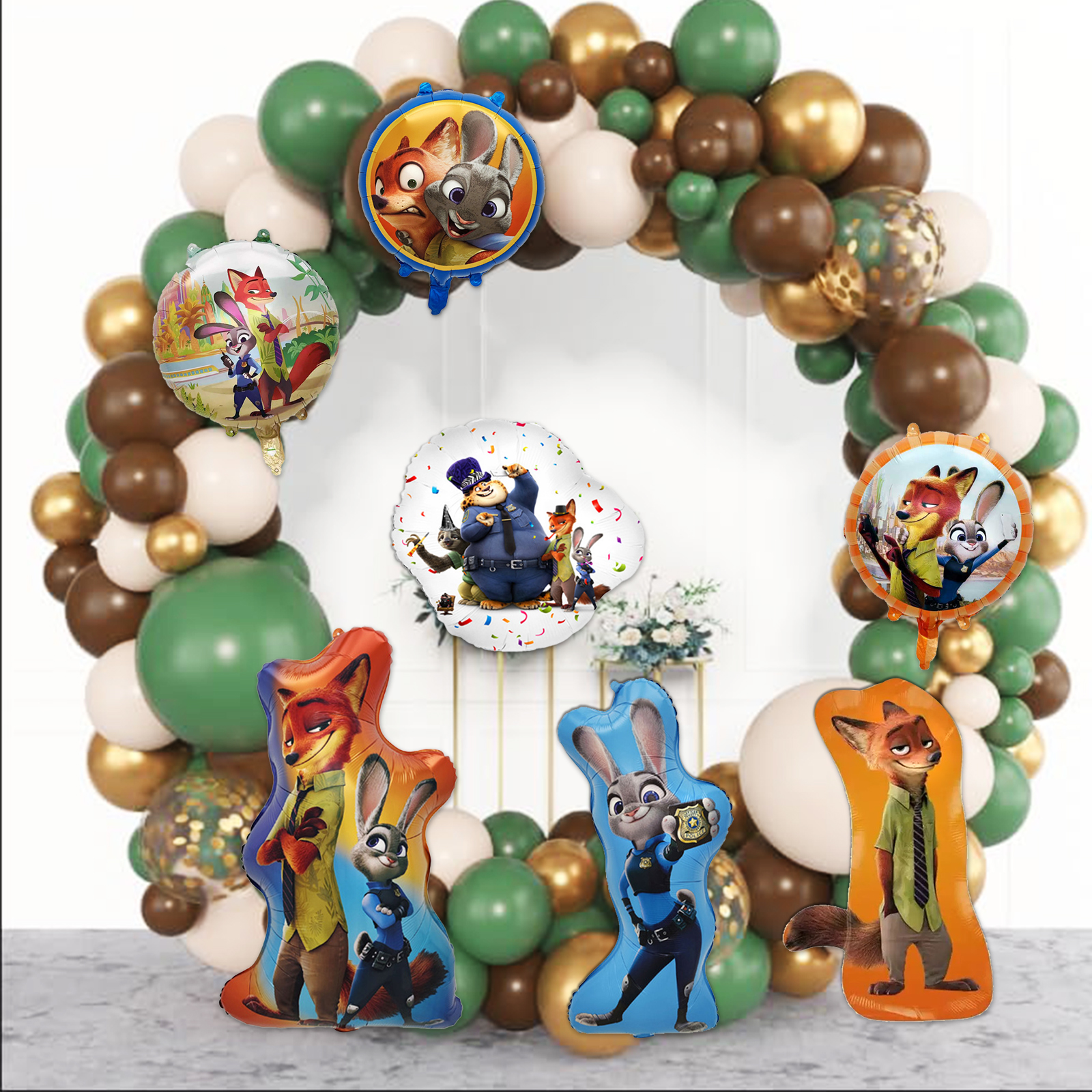 7Pcs Cartoon Figure Decoration - đánh giá và giá Wedding Zoo