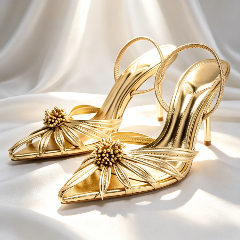 Luxury Gold Floral Detail Slin - đánh giá và giá Wedding Fx