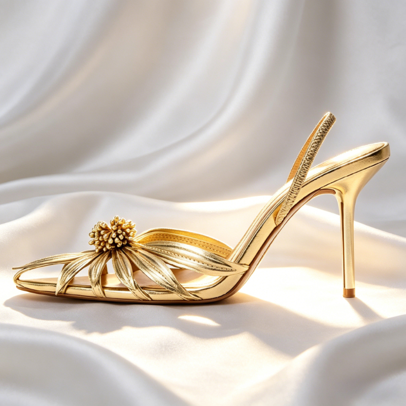 Luxury Gold Floral Detail Slin - đánh giá và giá Wedding Fx