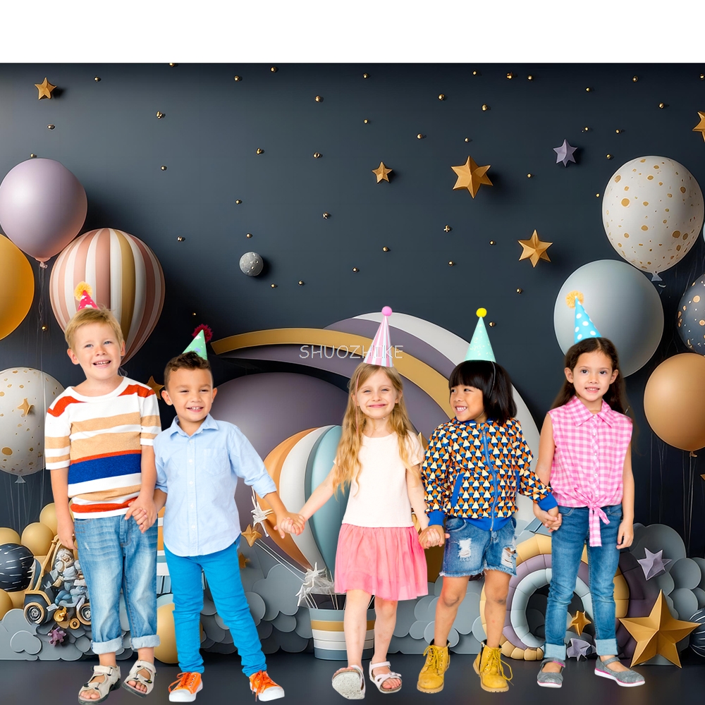 Photography Backdrop 3D Balloo - đánh giá và giá Wedding Qq
