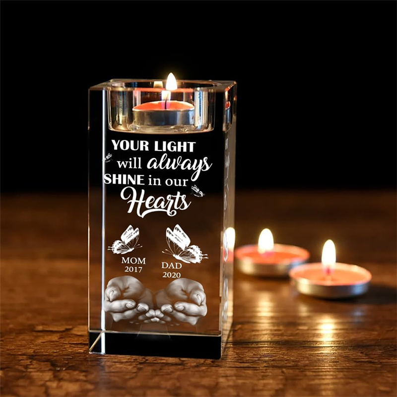 Personalized Photo Crystal Can - đánh giá và giá Unity Candle Set
