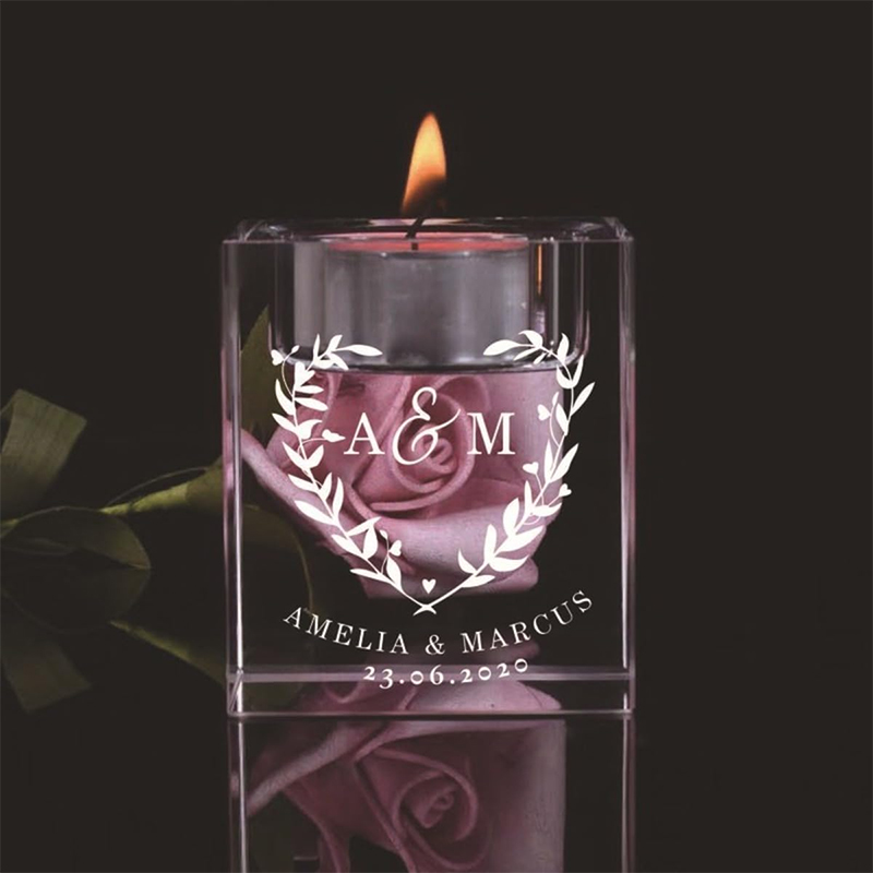 Personalized Photo Crystal Can - đánh giá và giá Unity Candle Set