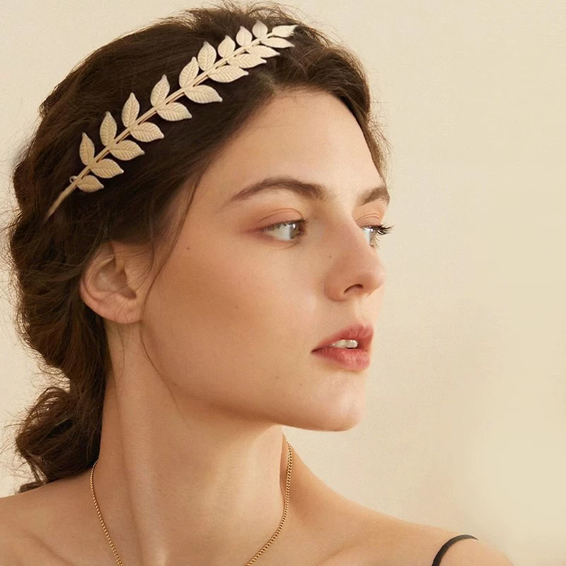 【P】Gold Leaf Headband Headpiec - đánh giá và giá Wedding Supply Store
