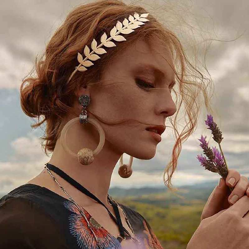 【P】Gold Leaf Headband Headpiec - đánh giá và giá Wedding Supply Store