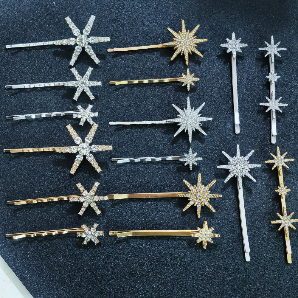 Crystal Star Hair Clip Pins Fo - đánh giá và giá Wedding Supply Store
