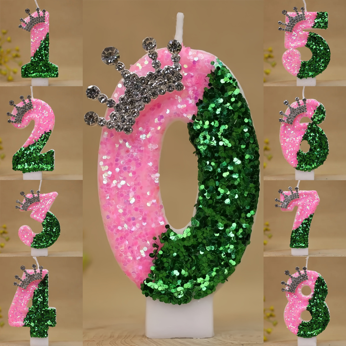 Sparkling Light Green Princess - đánh giá và giá Unity Candle Set