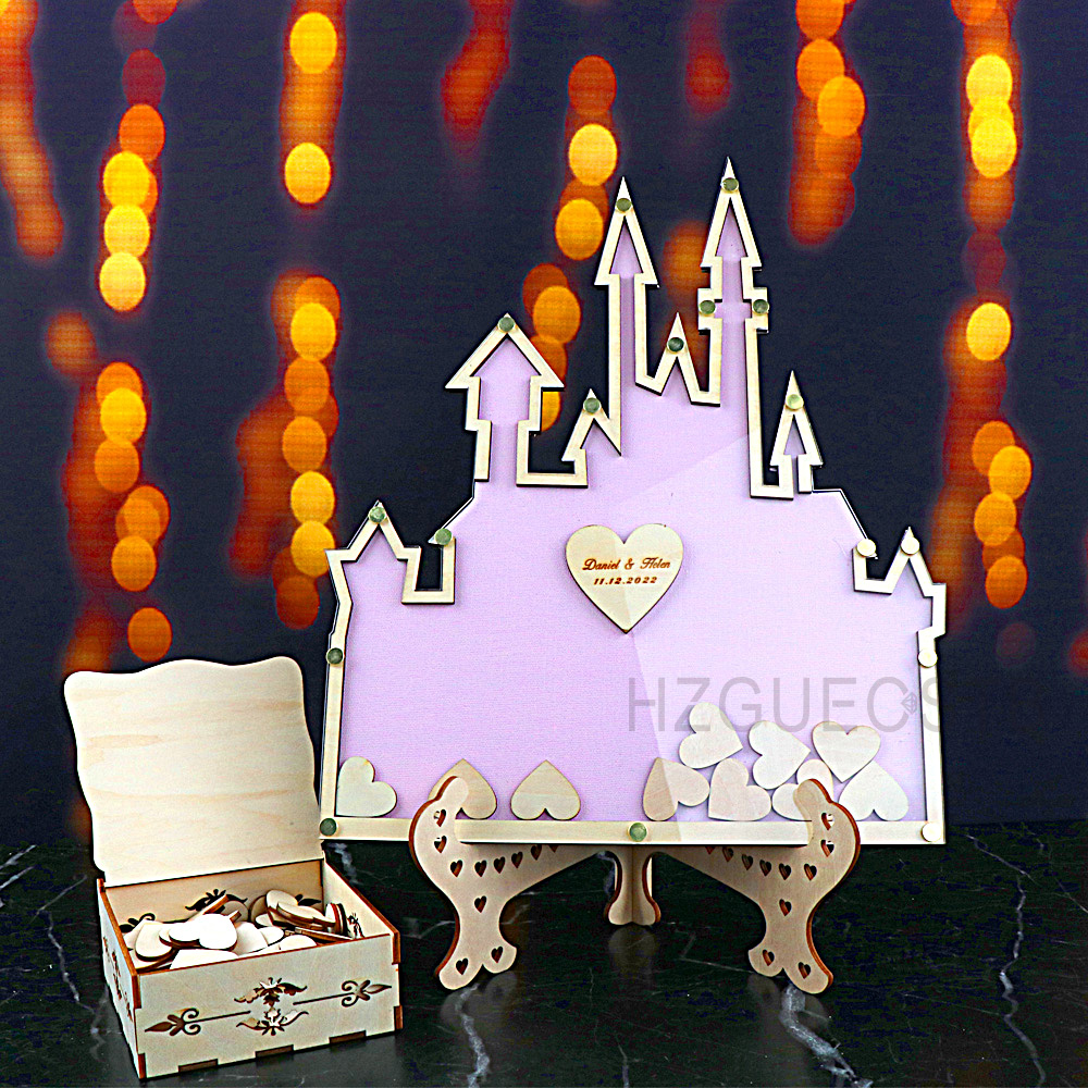 Personalized  Castle Guest Boo - đánh giá và giá Personalized Guest Book