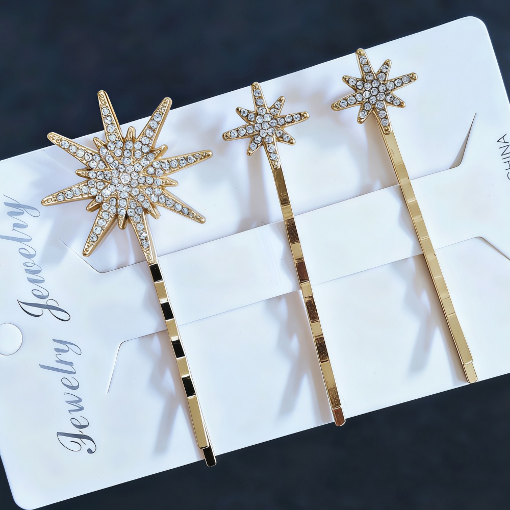 3Pcs/set Crystal Side Hair Cli - đánh giá và giá Wedding Supply Store