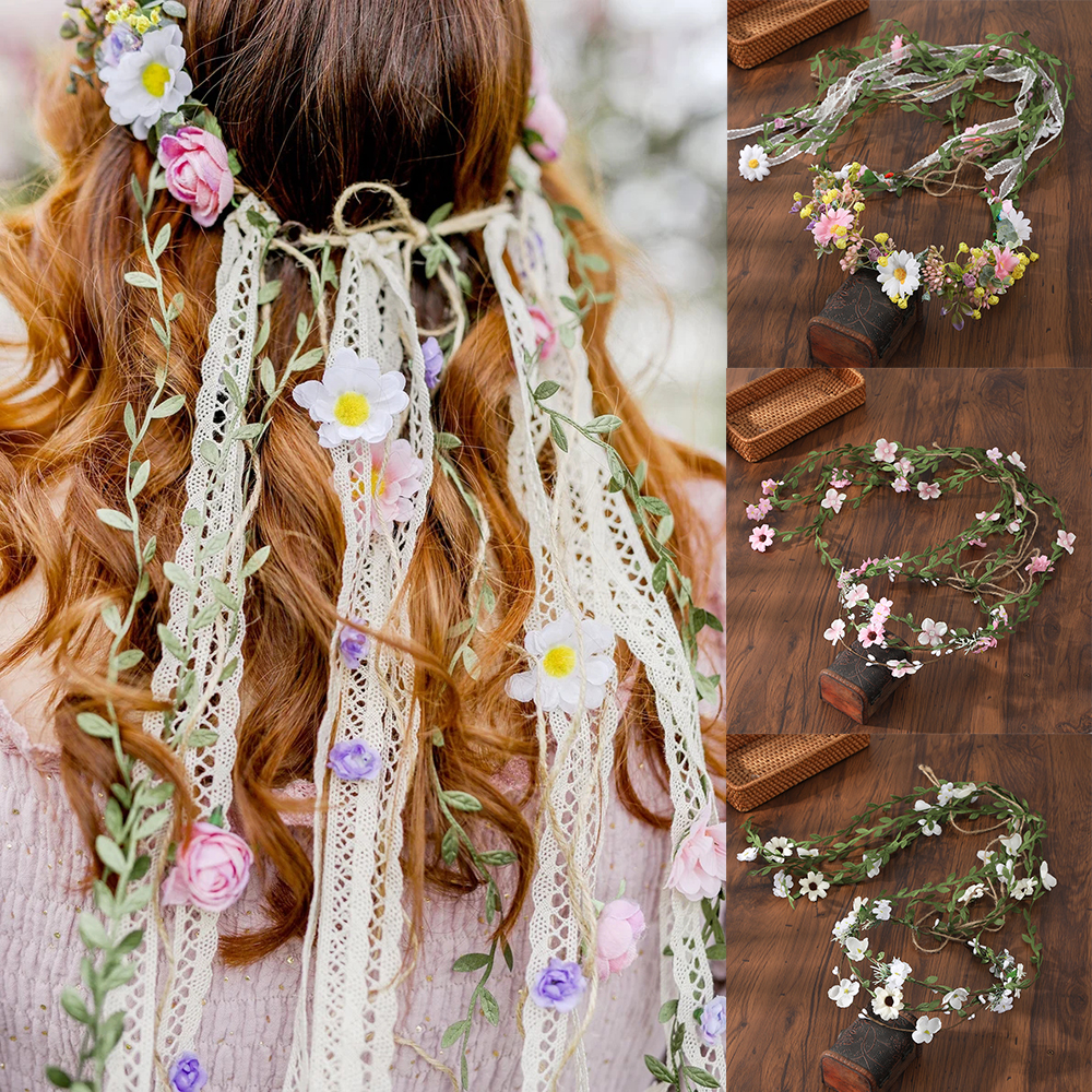 Retro Bohemia Flower Hair Crow - đánh giá và giá Wedding Supply Store