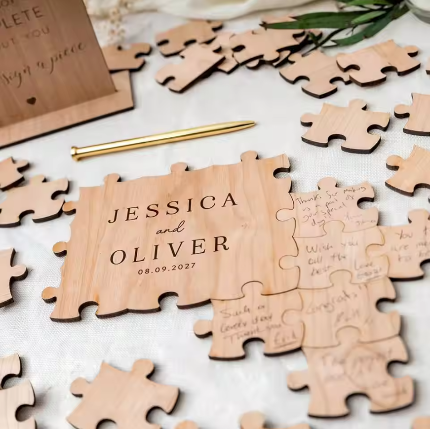 Rustic Wooden Personalized Wed - đánh giá và giá Personalized Guest Book