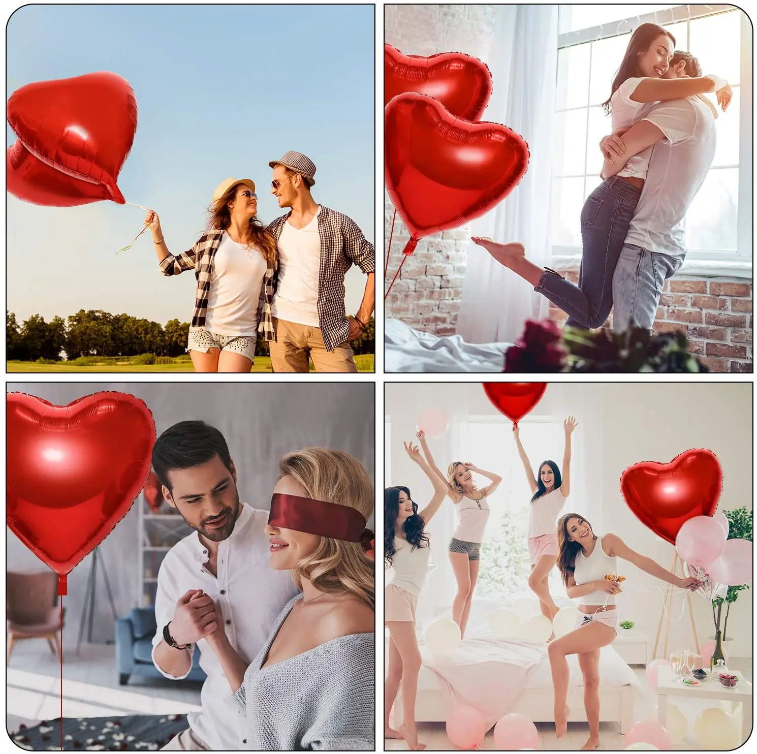 1/2pcs 36 inches Heart balloon - đánh giá và giá Wedding Qq